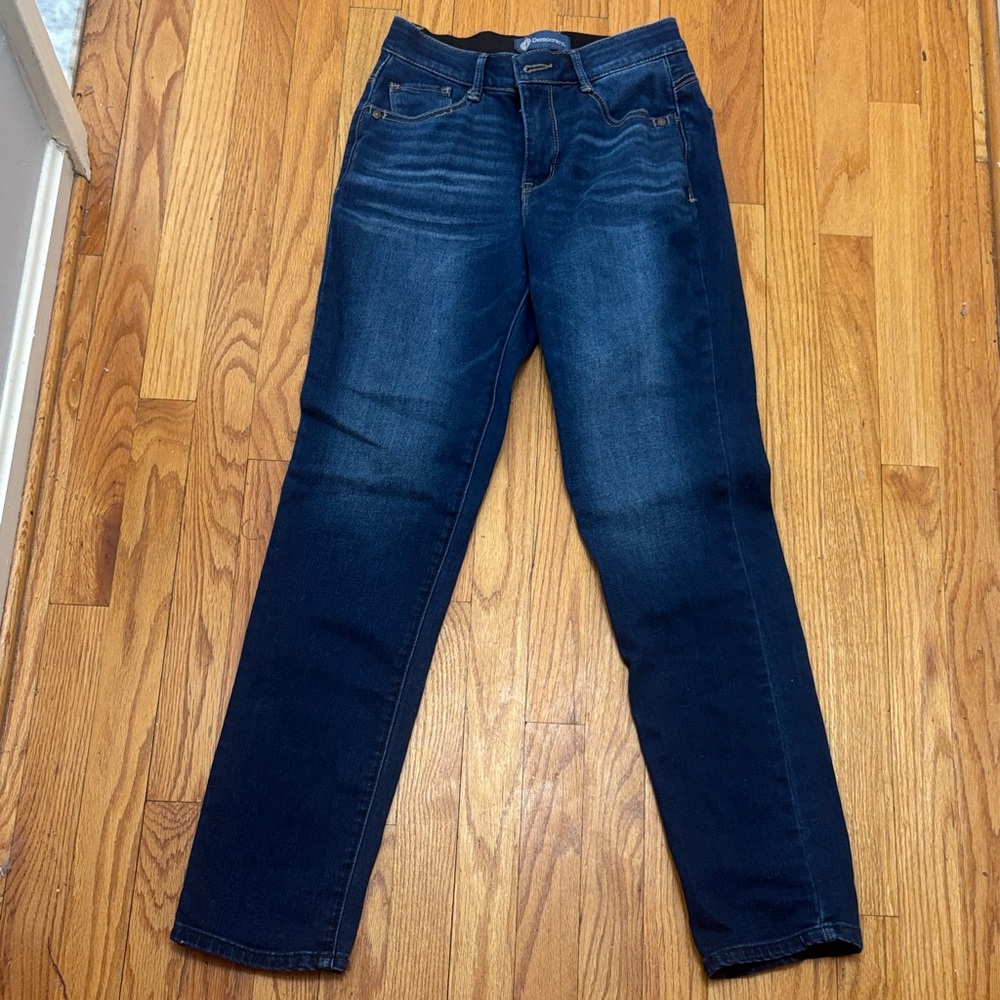 Democracy Women's Dark Blue Straight-Leg Jeans